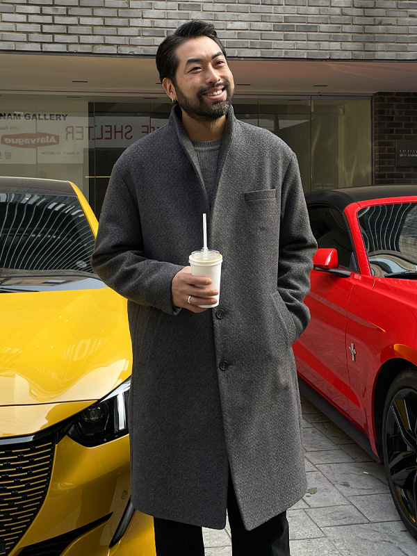 (L~4XL)<BR>살라긴 カラー コート