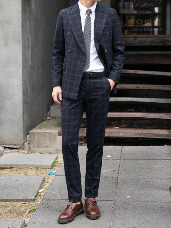 (M~2XL)<BR>기억에 남는 체크슬랙스