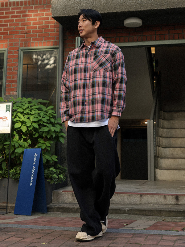 (XL-4XL)<br>파르디 ワイドフィット 기모밴딩팬츠