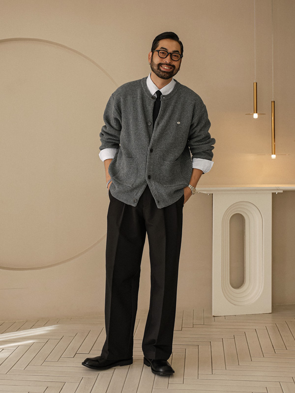 치타푸르 ウール ニットカーディガン