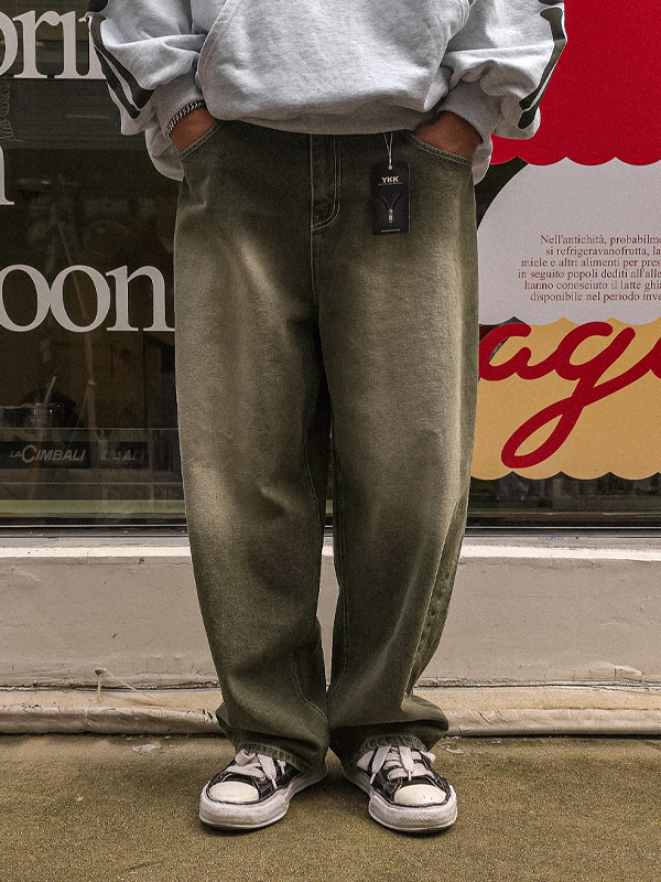 피코리베 ワイドフィット デニムパンツ D577