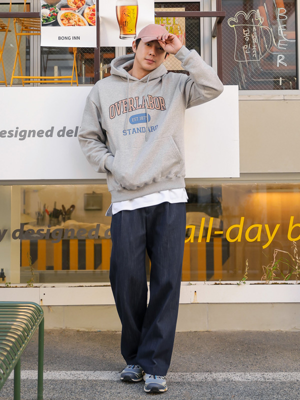 (XL-5XL)<BR>브린마 バックバンディング デニムパンツ