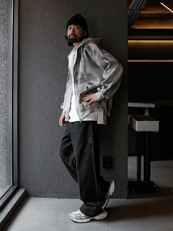 (S-5XL)<BR>타보트 セミワイドフィット デニムパンツ