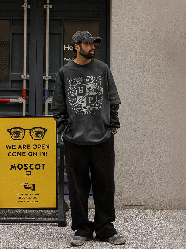 (XL-6XL)<BR>마르수카 レイヤード 長袖Tシャツ