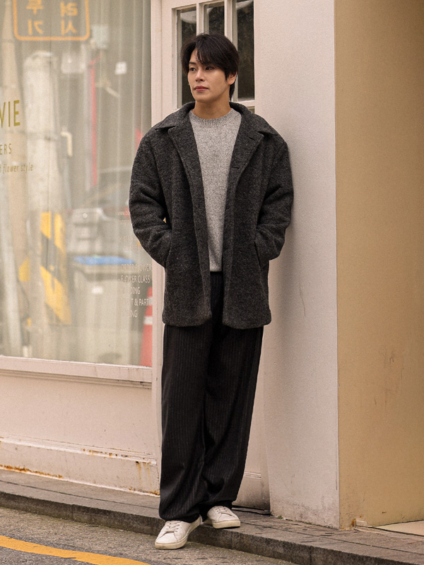 루카랭 ウール 하프코트