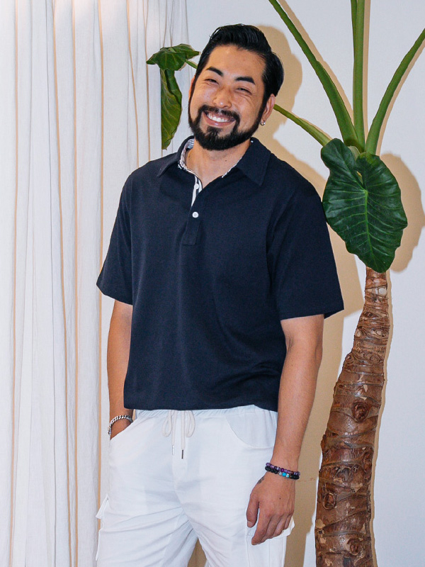 (L~5XL)<br>허배너스 半袖襟Tシャツ