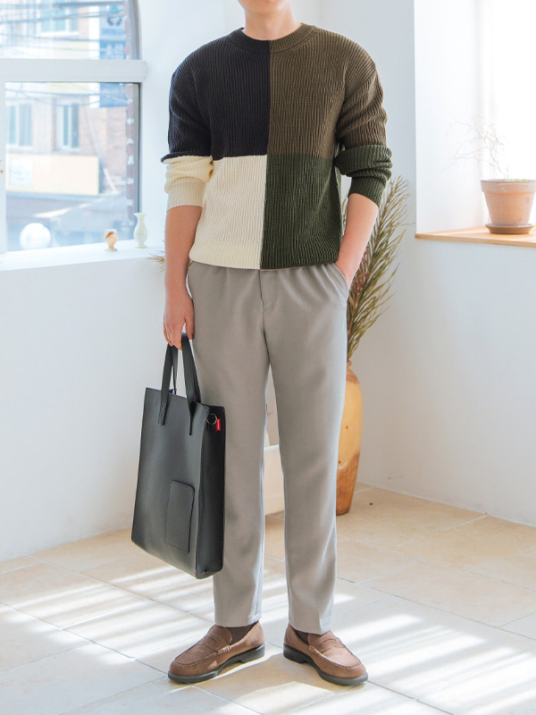 (L~5XL)<BR>이엠프 バンディングスラックス