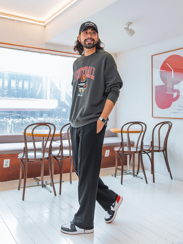 (L-5XL)<br>풋볼테디 マンツーマン