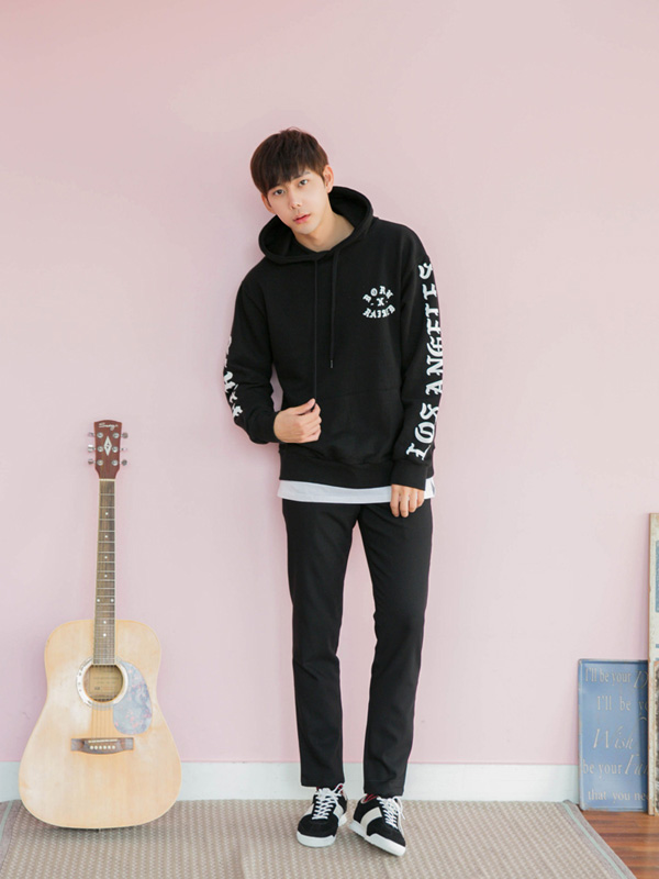 (L-4XL)<br>차도남의 길 파블로후드티