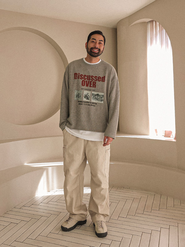 (XL-6XL)<BR>파티마 ワッフルニット