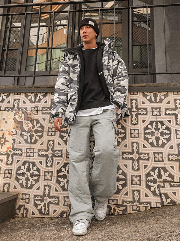 마타르로 セミワイドフィット 패딩밴딩팬츠