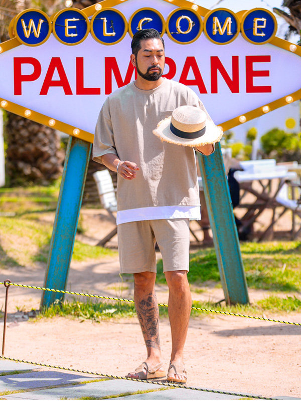 (XL-6XL)<br>클리핑 半そでティー