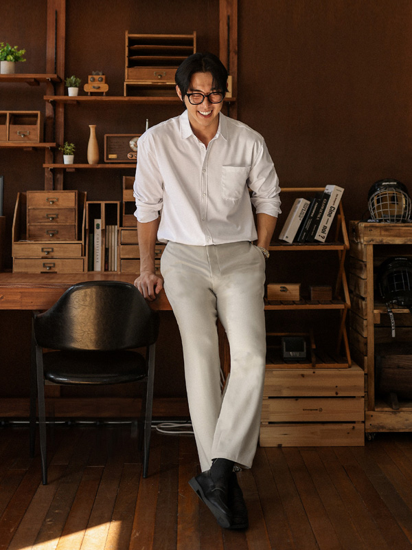 (M-6XL)<br>줄린 長袖シャツ