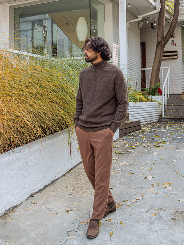 (2XL-5XL)<BR>오티스 マジック·バンディング 기모슬랙스A79