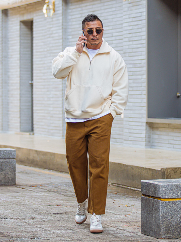 (M-6XL)<br>모아르 밴딩팬츠<br><font color="#098a09"><B>기장선택 (基本的な,ロング+10cm)</B></font>