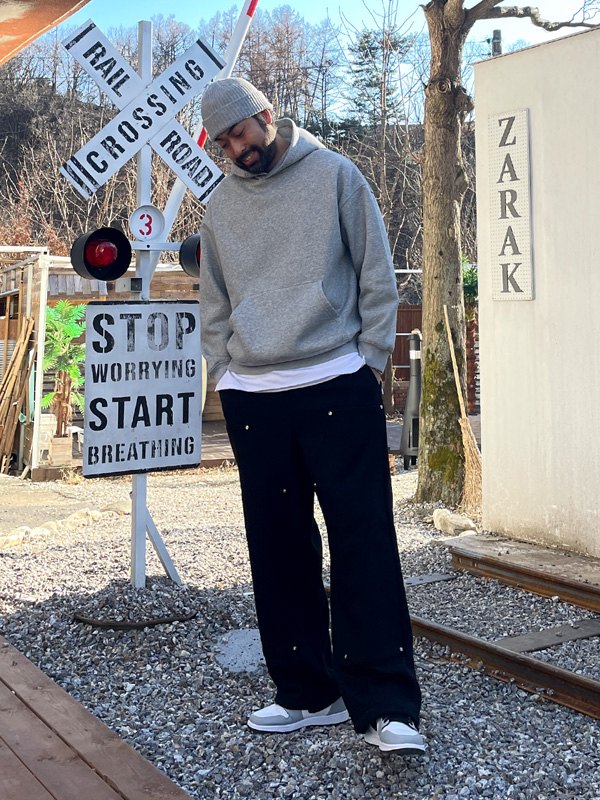 (L-5XL)<BR>밴디트 セミワイドフィット 기모밴딩팬츠