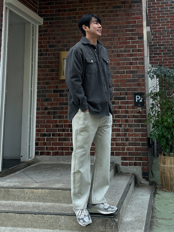 (XL~4XL)<BR>커칸드 シャツ&ジャケット