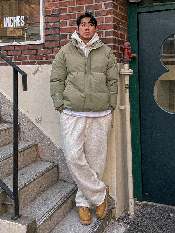 (XL-6XL)<BR>나칸도 セミワイドフィット トレーニング 기모팬츠