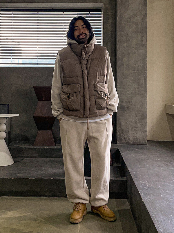 (L-3XL)<BR>루드노 シープスキン パディングベスト