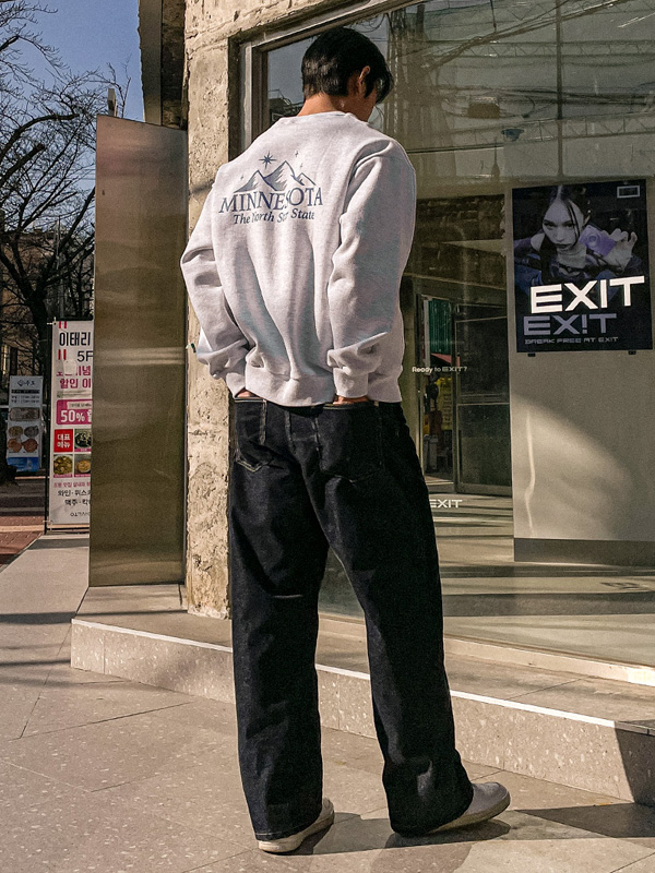 (XL-4XL)<br>말라사 起毛マンツーマンTシャツ