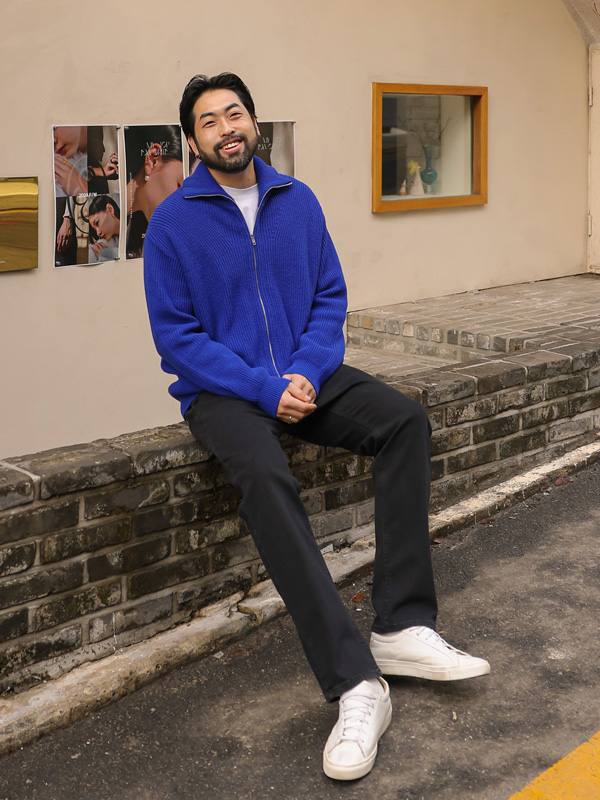 (L-5XL)<BR>메이언 バンディング 기모데님팬츠 <br><font color="#098a09"><B>長さを選択 (基本的な,ロング+8cm)</B></font>