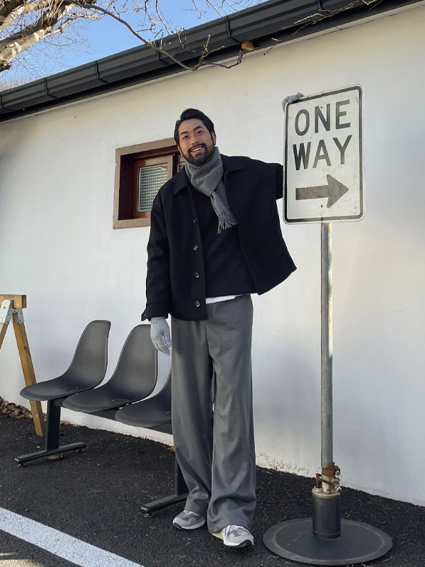 (M-2XL)<BR>퍼레이크 ワイドフィット バンディングスラックス P9145