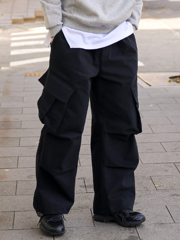 (XL-6XL)<BR>콘더튼 セミワイドフィット カーゴバンディングパンツ