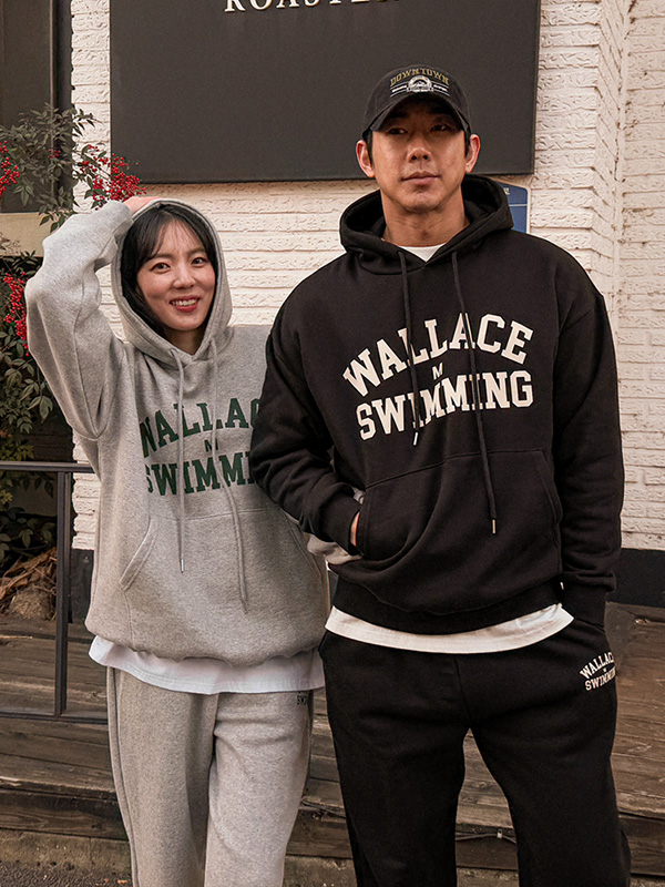 (L-5XL)<BR>차파이노 フリースのパーカー+본다이 밴딩조거 기모팬츠