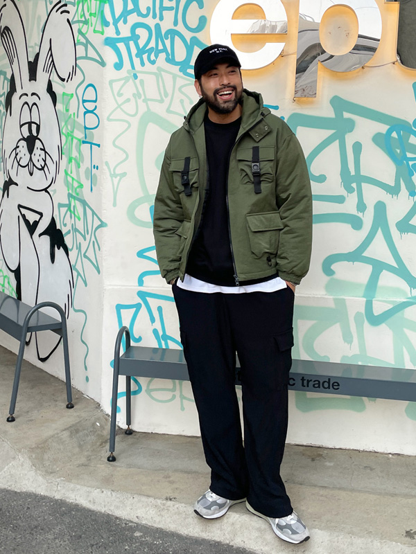 (M-6XL)<BR>달바딘 広範囲 カーゴバンディング 기모팬츠 124