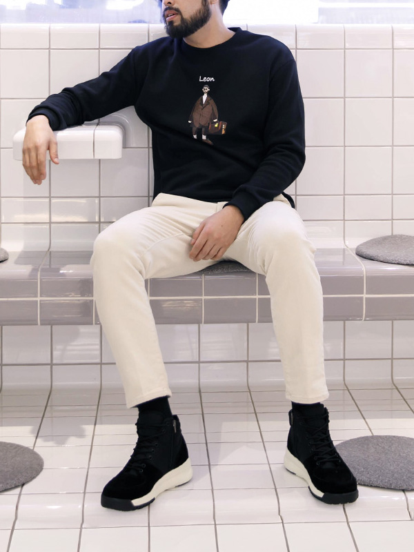 (L-5XL)<BR>패터슨 洗濯ズボン