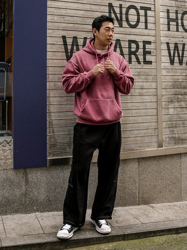 디킨슨 セミワイドフィット カーゴバンディング 기모팬츠