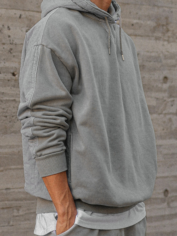 (XL-6XL)<BR>타반트 顔料 퀼팅기모후드티