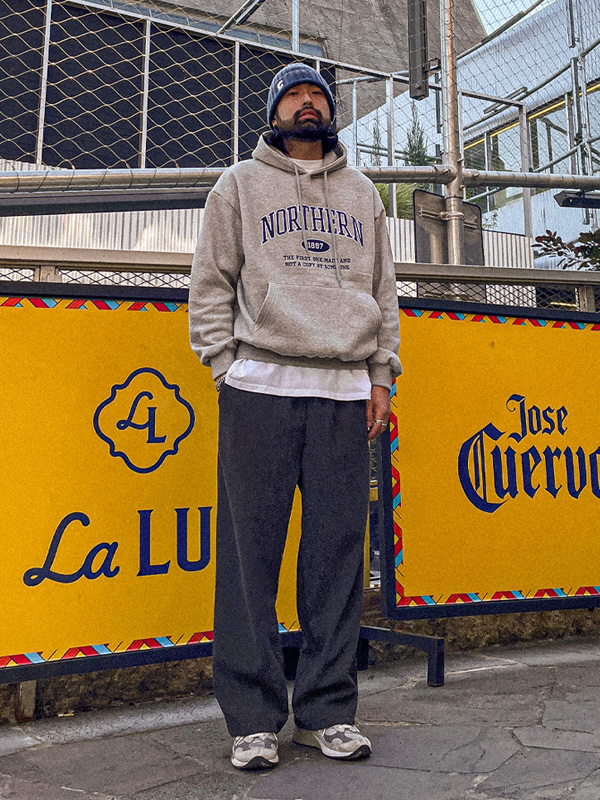 (L-5XL)<BR>노스턴 フリースのパーカー