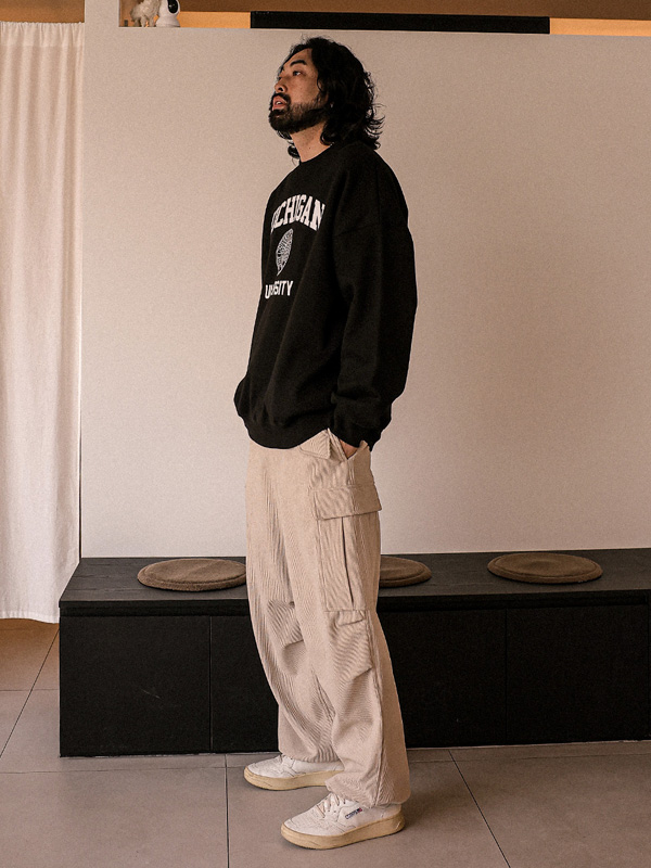 (XL-5XL)<br>아카티투 起毛マンツーマンTシャツ