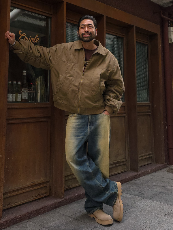 (S-3XL)<br>파슈만 セミワイドフィット デニムパンツ 423