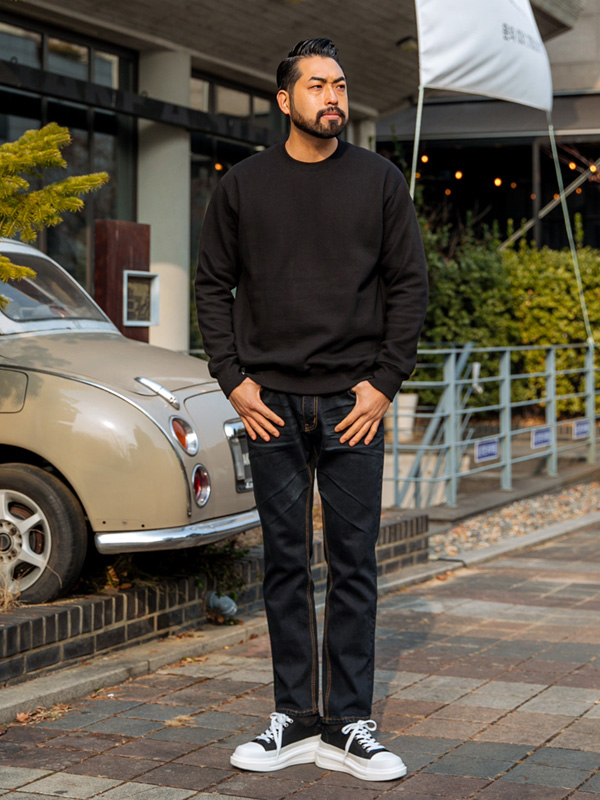 (L-5XL)<br>주비노 起毛マンツーマンTシャツ