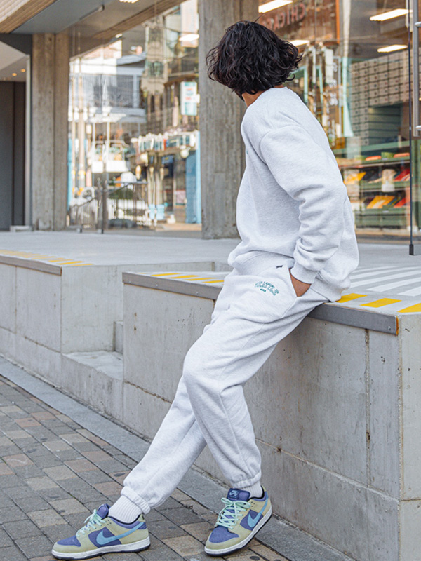 (L-4XL)<BR>카타르 起毛マンツーマンTシャツ+키메로 トレーニング 조거기모팬츠