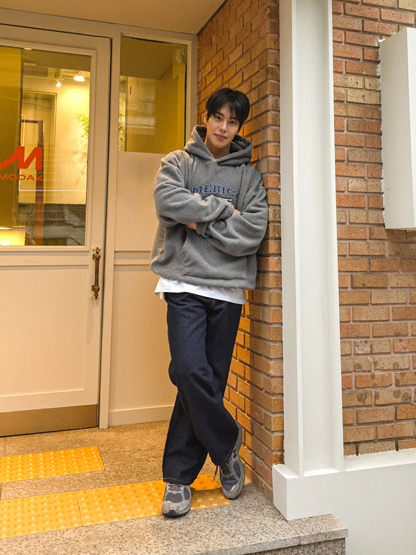 라이가즈 フリース フードティーシャツ