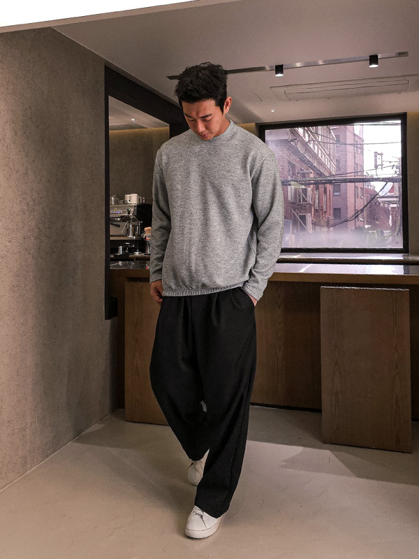 (L-6XL)<br>타부아 넣은척 ニット T050