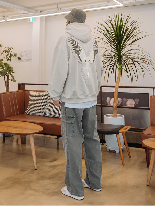 (XL-6XL)<br>마코라시 フードティーシャツ