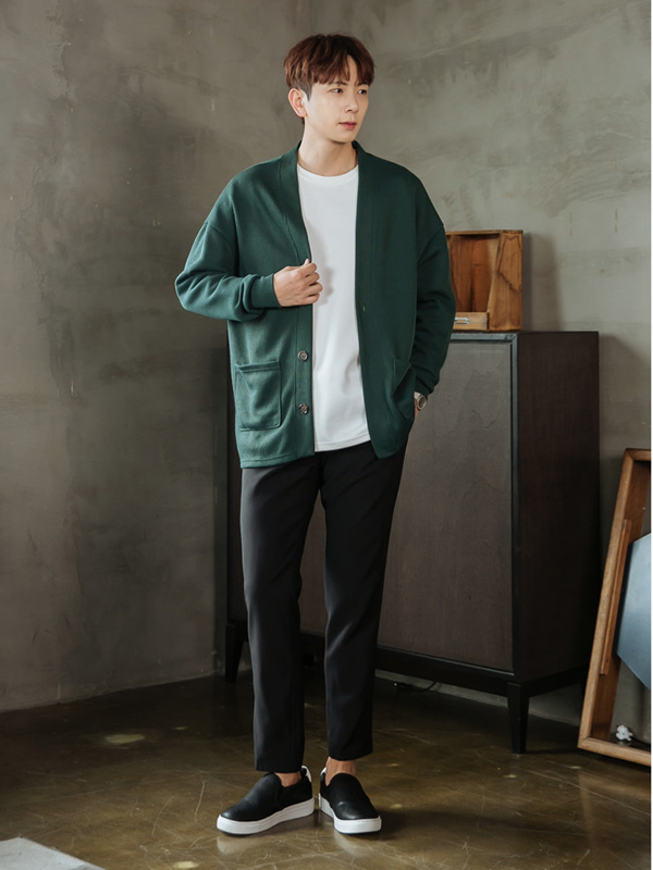 (L-3XL)<BR>벤자민 カーディガン