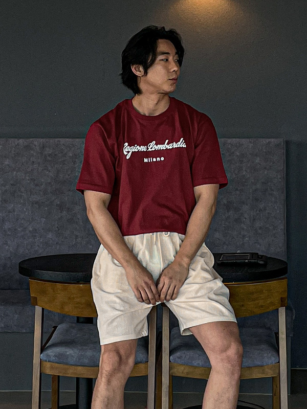 (M-4XL)<br>마카디 リネン バンディング半ズボン 1109