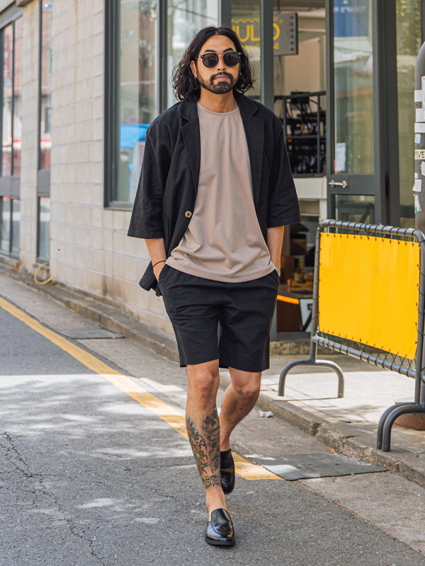 (XL-6XL)<BR>알테오 リネン6부자켓