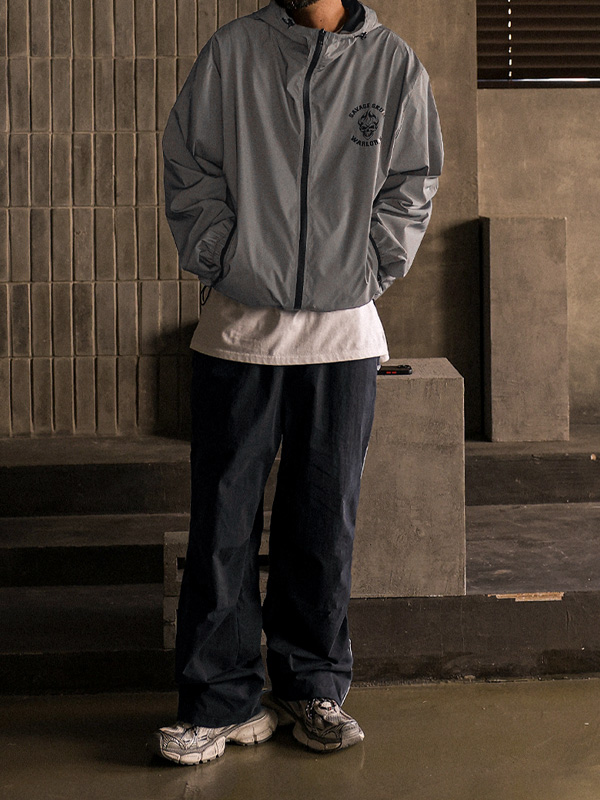 (L-5XL)<br>마흐디아 스카치 フードジップアップ