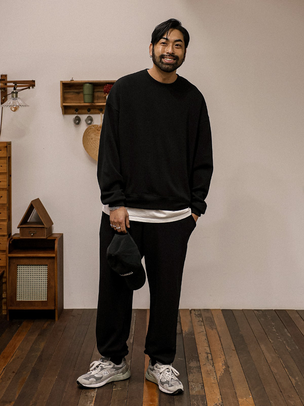 (M-6XL)<br>매티아스 융기모 マンツーマン SET005-T