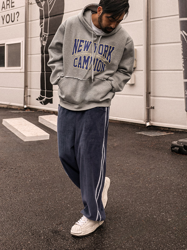 레반토 セミワイドフィット 골덴밴딩팬츠