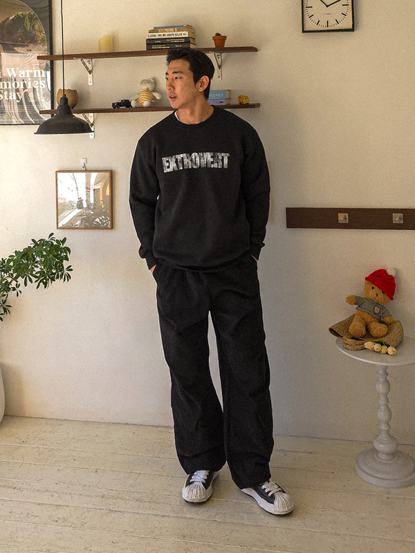 (XL-5XL)<br>스미더스 起毛マンツーマンTシャツ