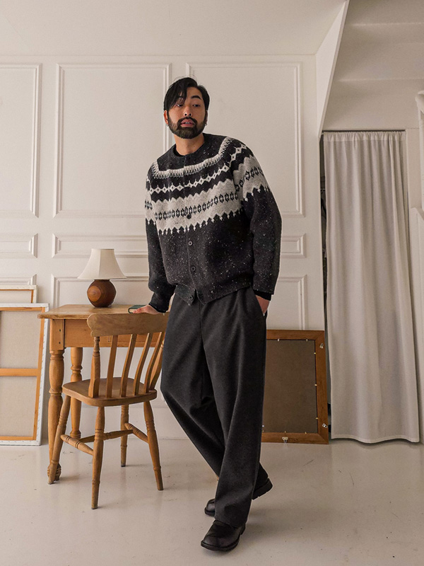 (L-5XL)<BR>슈탄카 標準フィット 기모밴딩슬랙스 64