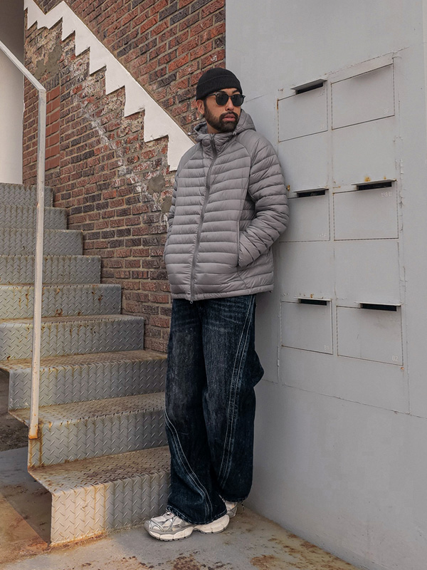 (M-4XL)<br>카펠라 シープスキン 웰론경량패딩