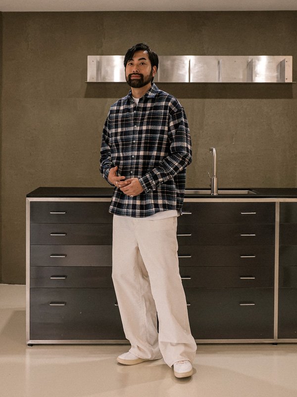 아플라오 기모체크셔츠